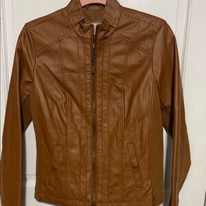 Philosophy Brown Leather Jacket